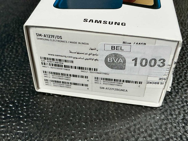 Samsung sm-a127f/ds galaxy a12 mobiele telefoon - afbeelding 4 van  5