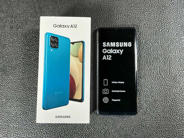 Samsung sm-a127f/ds galaxy a12 mobiele telefoon - afbeelding 1 van  5