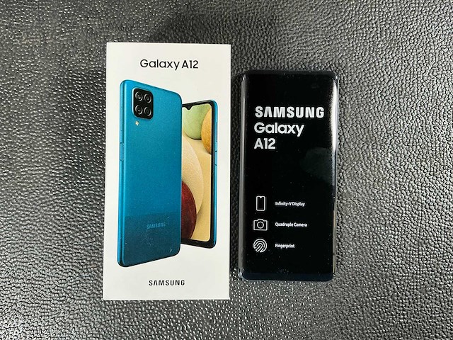 Samsung sm-a127f/ds galaxy a12 mobiele telefoon - afbeelding 1 van  5