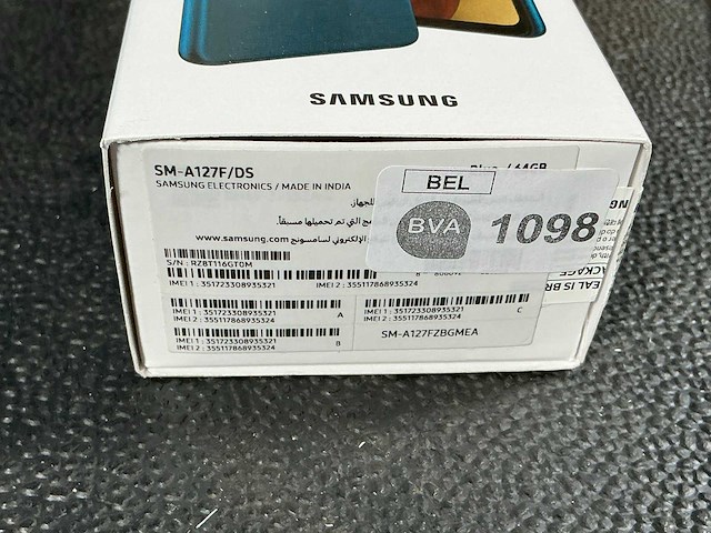 Samsung sm-a127f/ds galaxy a12 mobiele telefoon - afbeelding 4 van  5