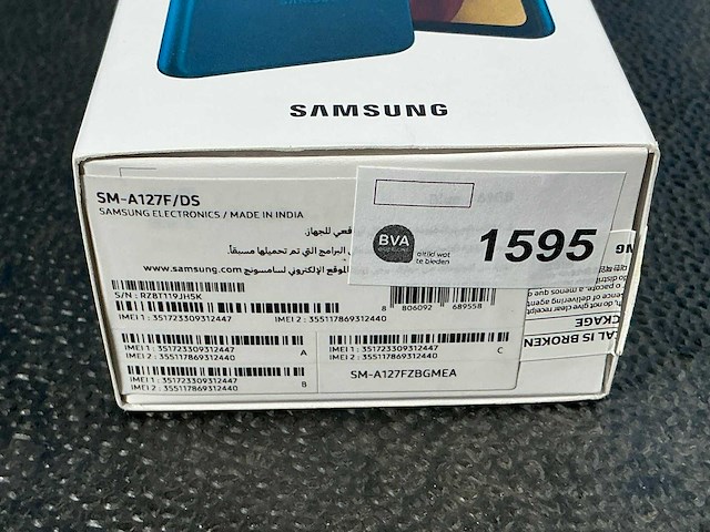 Samsung sm-a127f/ds galaxy a12 mobiele telefoon - afbeelding 5 van  5