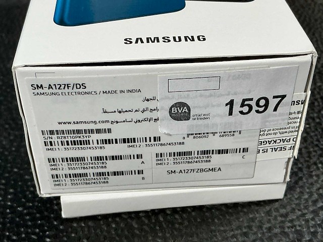 Samsung sm-a127f/ds galaxy a12 mobiele telefoon - afbeelding 5 van  5