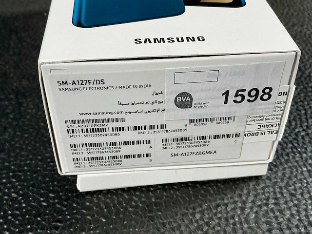 Samsung sm-a127f/ds galaxy a12 mobiele telefoon - afbeelding 4 van  5