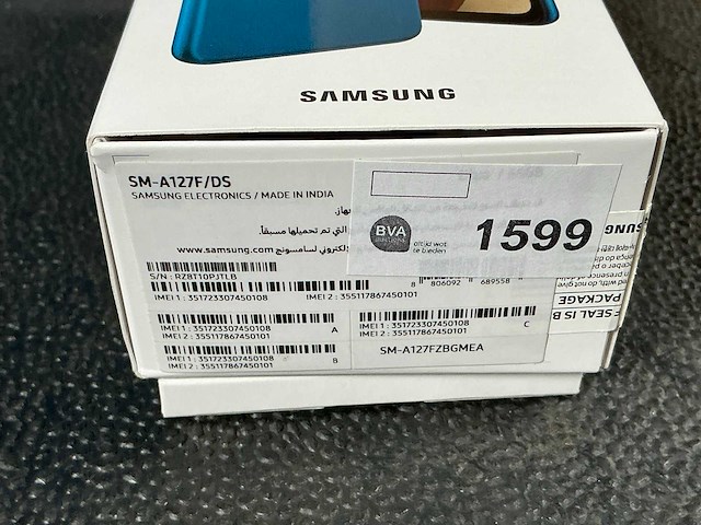 Samsung sm-a127f/ds galaxy a12 mobiele telefoon - afbeelding 5 van  5