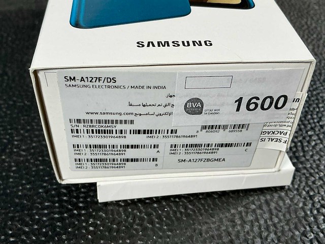 Samsung sm-a127f/ds galaxy a12 mobiele telefoon - afbeelding 4 van  5