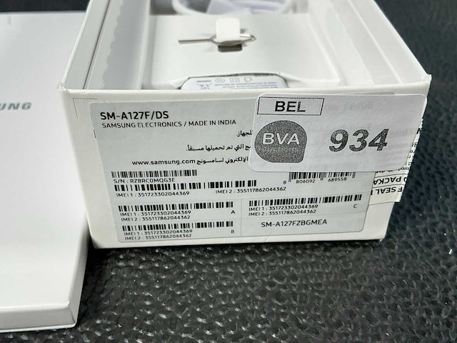 Samsung sm-a127f/ds galaxy a12 mobiele telefoon - afbeelding 5 van  5