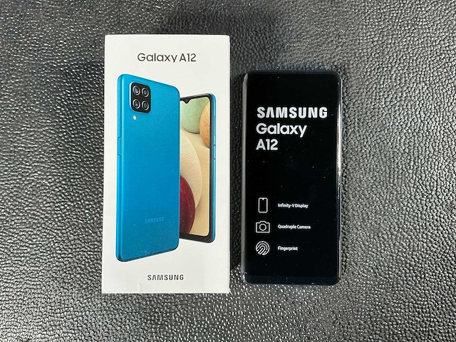 Samsung sm-a127f/ds galaxy a12 mobiele telefoon - afbeelding 1 van  5