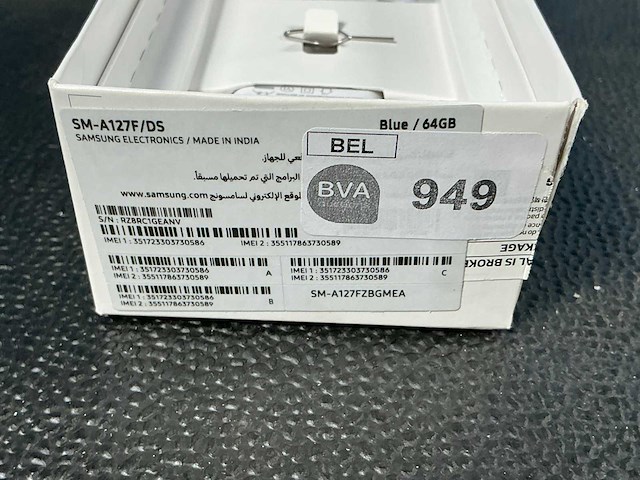 Samsung sm-a127f/ds galaxy a12 mobiele telefoon - afbeelding 5 van  5