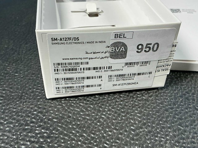 Samsung sm-a127f/ds galaxy a12 mobiele telefoon - afbeelding 5 van  5
