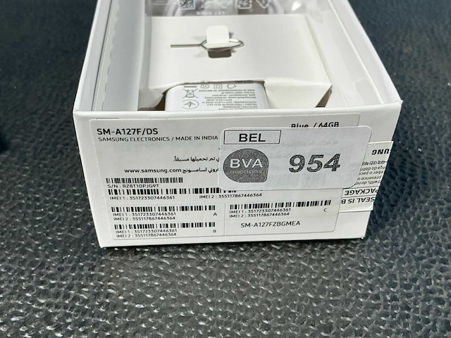 Samsung sm-a127f/ds galaxy a12 mobiele telefoon - afbeelding 4 van  4