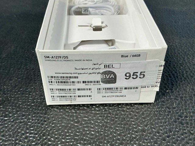 Samsung sm-a127f/ds galaxy a12 mobiele telefoon - afbeelding 5 van  5