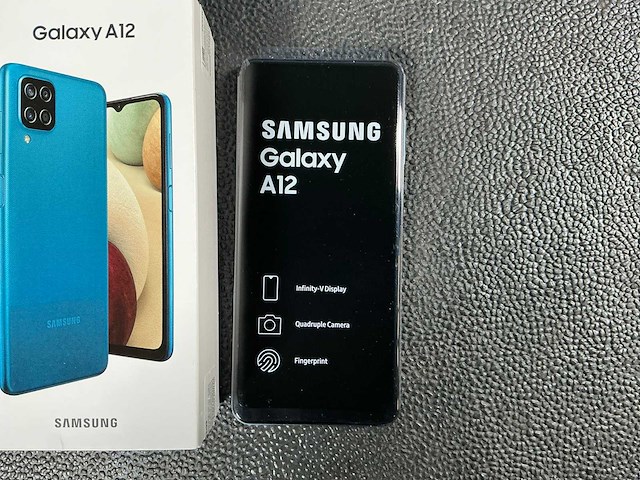 Samsung sm-a127f/ds galaxy a12 mobiele telefoon - afbeelding 1 van  4