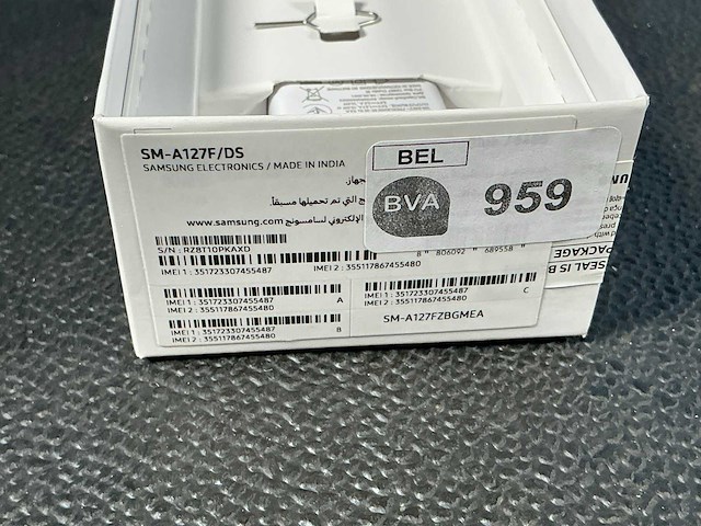 Samsung sm-a127f/ds galaxy a12 mobiele telefoon - afbeelding 4 van  4