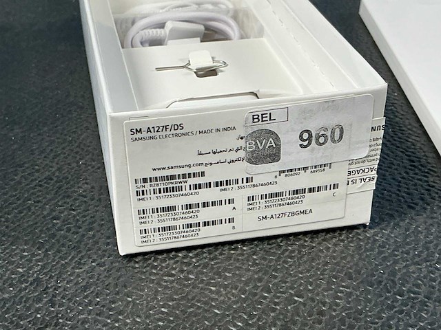 Samsung sm-a127f/ds galaxy a12 mobiele telefoon - afbeelding 5 van  5