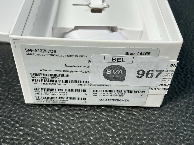 Samsung sm-a127f/ds galaxy a12 mobiele telefoon - afbeelding 5 van  5