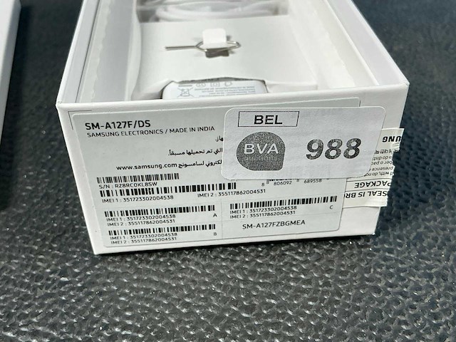 Samsung sm-a127f/ds galaxy a12 mobiele telefoon - afbeelding 5 van  5