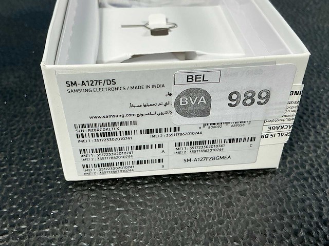 Samsung sm-a127f/ds galaxy a12 mobiele telefoon - afbeelding 5 van  5