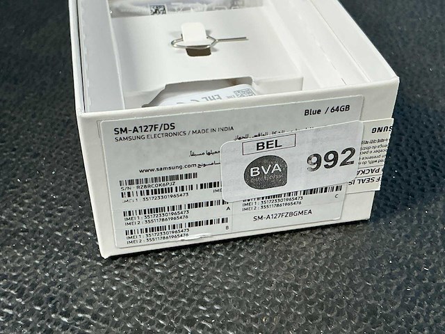 Samsung sm-a127f/ds galaxy a12 mobiele telefoon - afbeelding 5 van  5