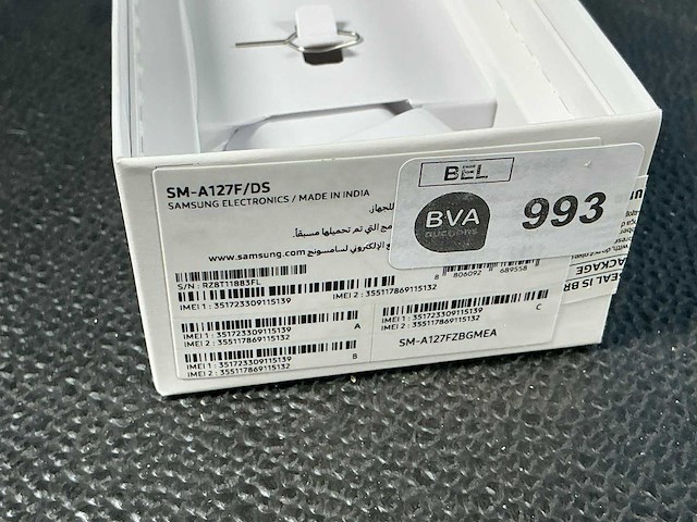 Samsung sm-a127f/ds galaxy a12 mobiele telefoon - afbeelding 5 van  5