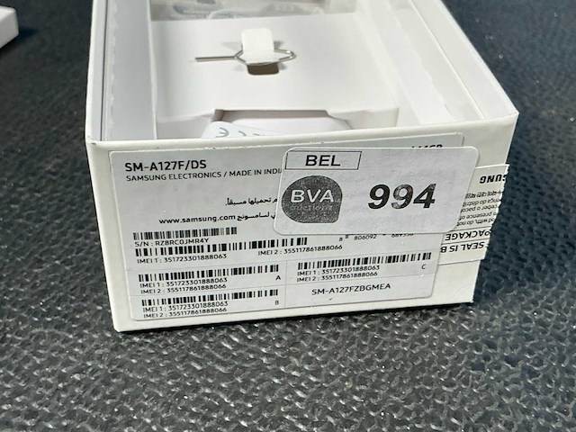 Samsung sm-a127f/ds galaxy a12 mobiele telefoon - afbeelding 5 van  5