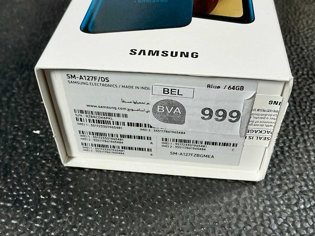 Samsung sm-a127f/ds galaxy a12 mobiele telefoon - afbeelding 4 van  5