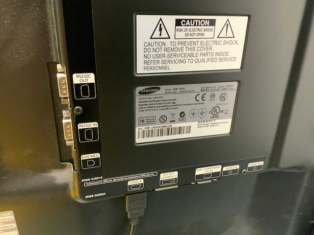 Samsung syncmaster 550ex 55” overige beeldapparatuur - afbeelding 2 van  3