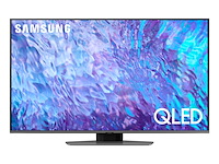 Samsung tv qe50q80catxzt qled 4k smart tv 50" processore neural quantum carbon silver