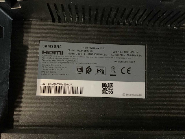 Samsung u32h850umu 32” 4k uhd monitor - afbeelding 1 van  3