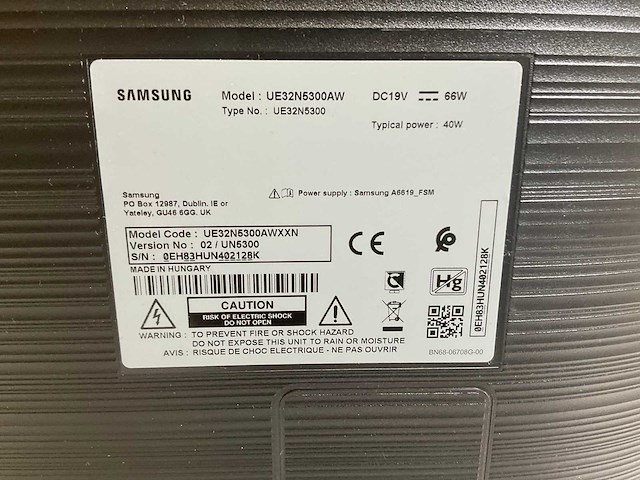 Samsung (ue32n5300aw) 32”, 1920x1080 (fhd) ips monitor - afbeelding 6 van  6