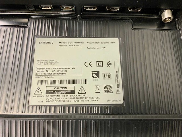 Samsung ue43ru7100w televisie - afbeelding 5 van  6