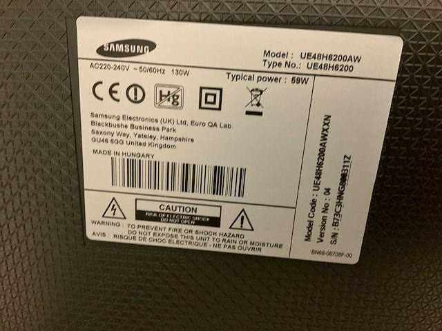 Samsung ue48h6200 televisie - afbeelding 4 van  4