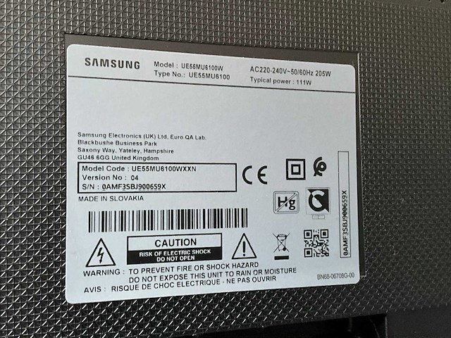 Samsung ue55mu6100w televisie - afbeelding 3 van  4