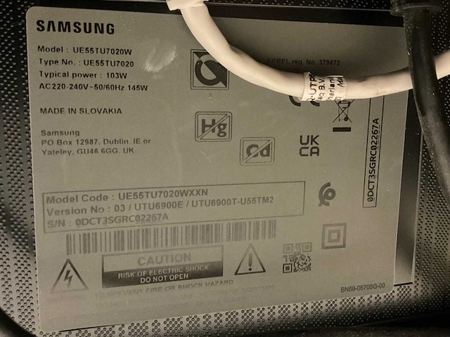 Samsung ue55tu7020 televisie - afbeelding 5 van  5