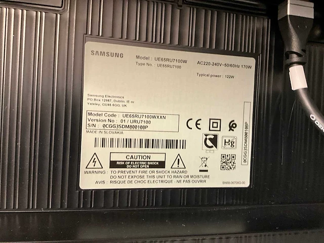 Samsung ue65ru7100w 65" televisie - afbeelding 8 van  9