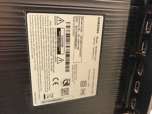 Samsung ue75ru7172u televisie - afbeelding 7 van  7