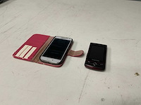 Samsung ultra touch s8300 / galaxy s4 mini mobiele telefoons (2x) - afbeelding 1 van  12