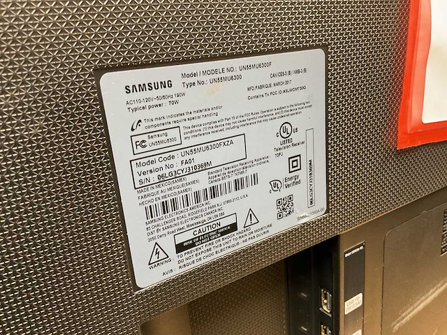 Samsung un55mu6300f televisie - afbeelding 6 van  7
