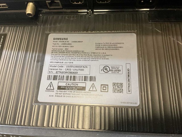 Samsung un55nu6900f led tv - afbeelding 6 van  6