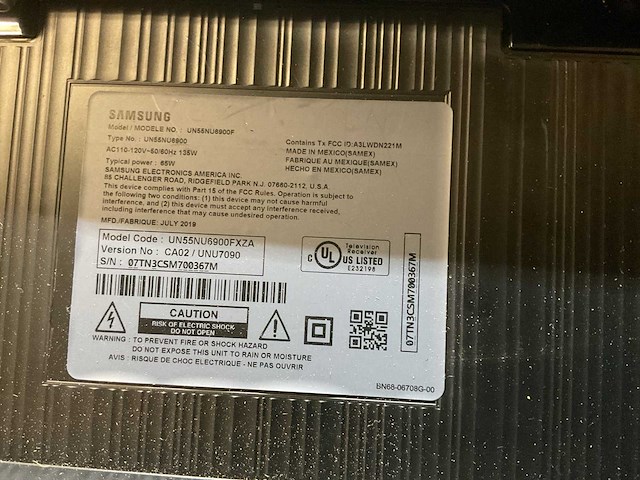 Samsung un55nu6900f led tv - afbeelding 6 van  6