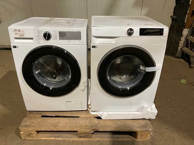 Samsung w90dg6u25le & ww80cgc04aah wasmachine (2x) - afbeelding 1 van  4