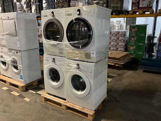 Samsung wasmachine & droger (4x) - afbeelding 1 van  12