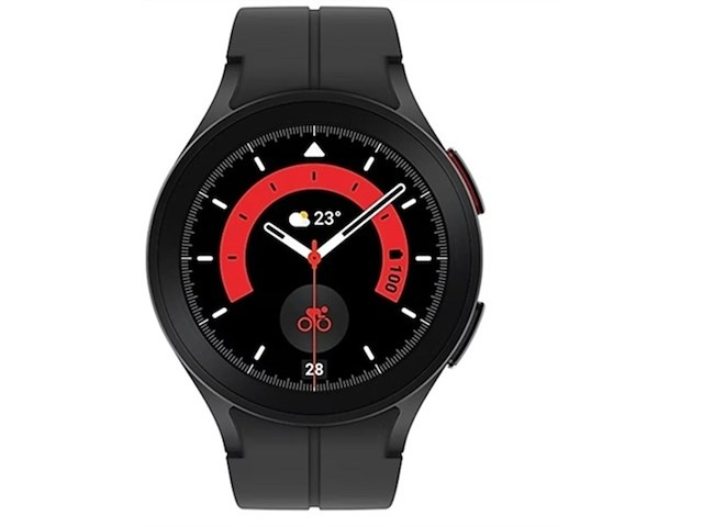 Samsung watch 5 pro esim 45mm black titanium - afbeelding 1 van  2