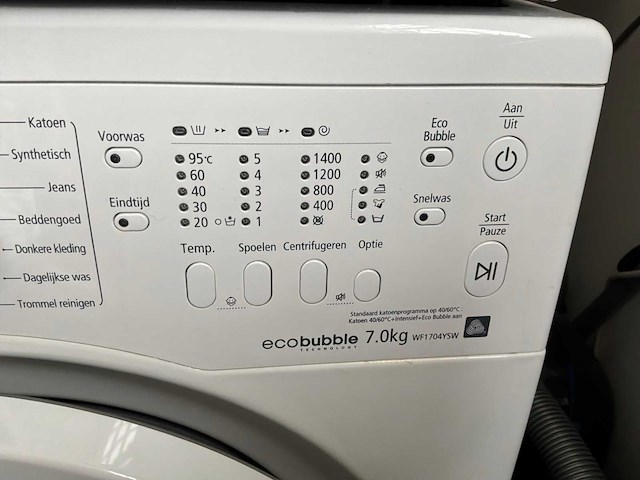 Samsung wf1704ysw wasmachine - afbeelding 4 van  6