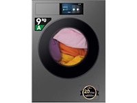 Samsung wf90f09c4su3 wasmachine voorlader 9 kg 1400 rpm zilver - afbeelding 1 van  7