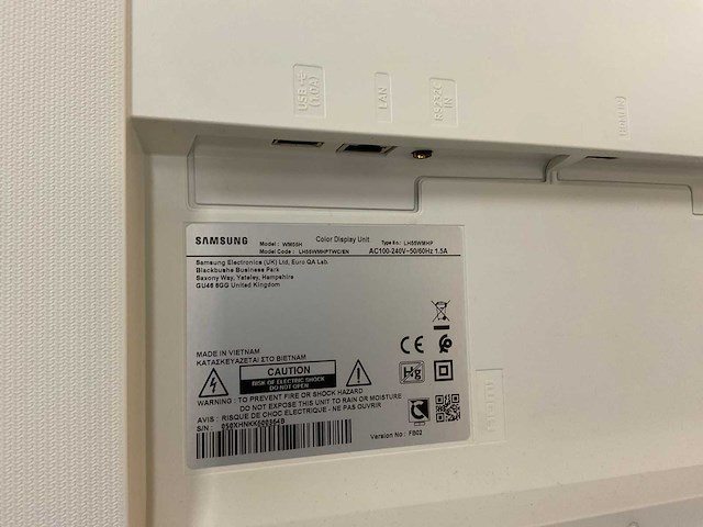 Samsung (wm55h) 55”, 3840x2160 (uhd) interactive monitor - afbeelding 5 van  6