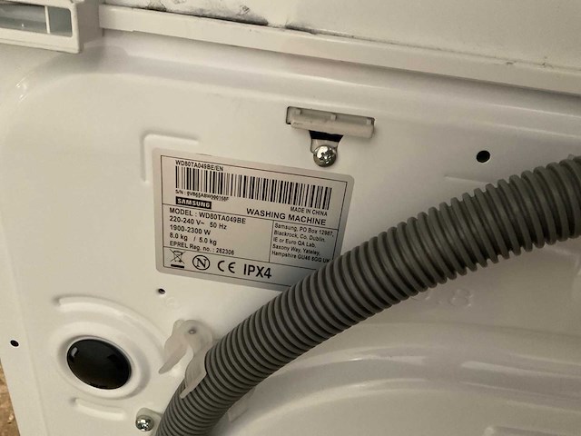 Samsung ww11db8b95gb & wd80ta049be wasmachine (2x) - afbeelding 7 van  9
