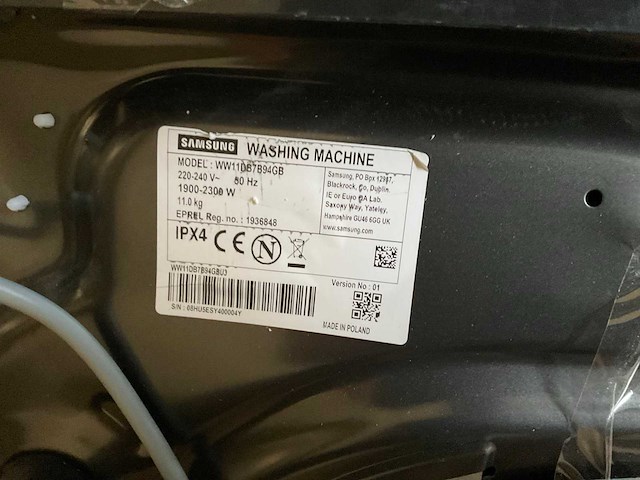 Samsung ww11db8b95gb & ww11db7b94gb wasmachine (2x) - afbeelding 6 van  8