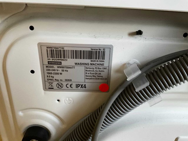 Samsung ww90dg6u25lk & ww90t554att wasmachine (2x) - afbeelding 4 van  4