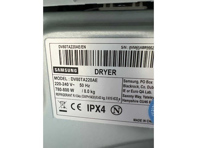 Samsung ww91cgc04athen wasmachine | samsung dv80ta220ae droger - afbeelding 4 van  4