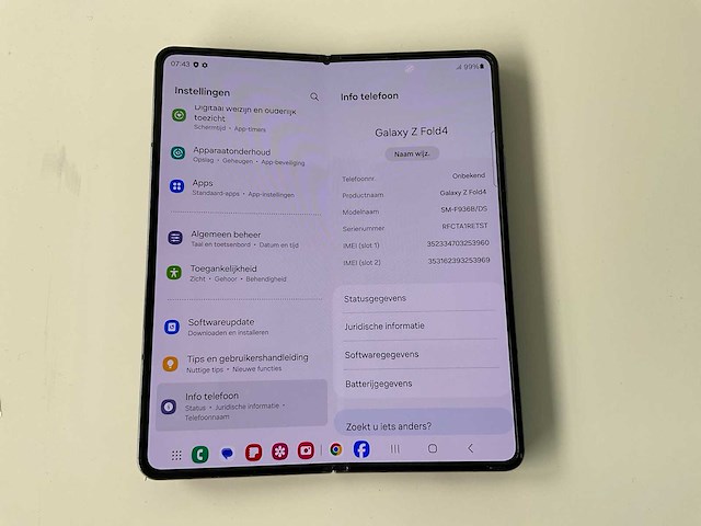 Samsung z fold 4 smartphone - afbeelding 3 van  15